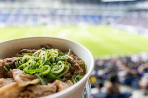 ガンバ大阪　パナソニックスタジアム　スタジアムグルメ　焼肉でん