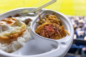 パナソニックスタジアム　スタジアムグルメ　タイ料理　クンテープ