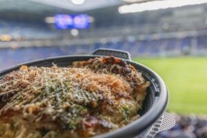ガンバ大阪　パナソニックスタジアム　スタジアムグルメ　お好み焼き AT THE 21
